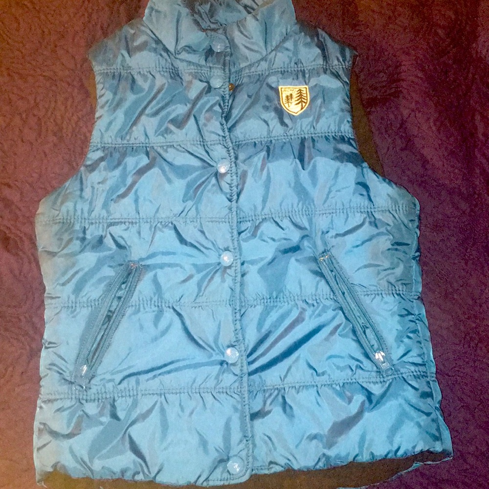 American Eagle Vest  in Teal